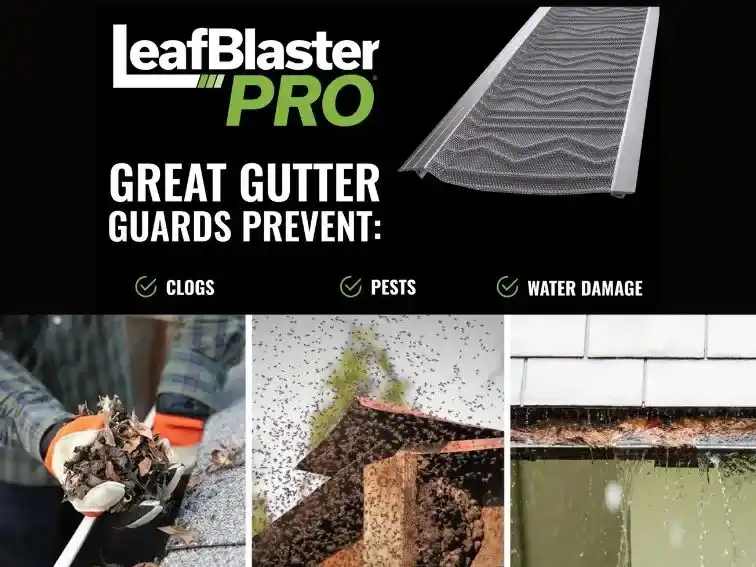 leafblaster pro gutter guard banner